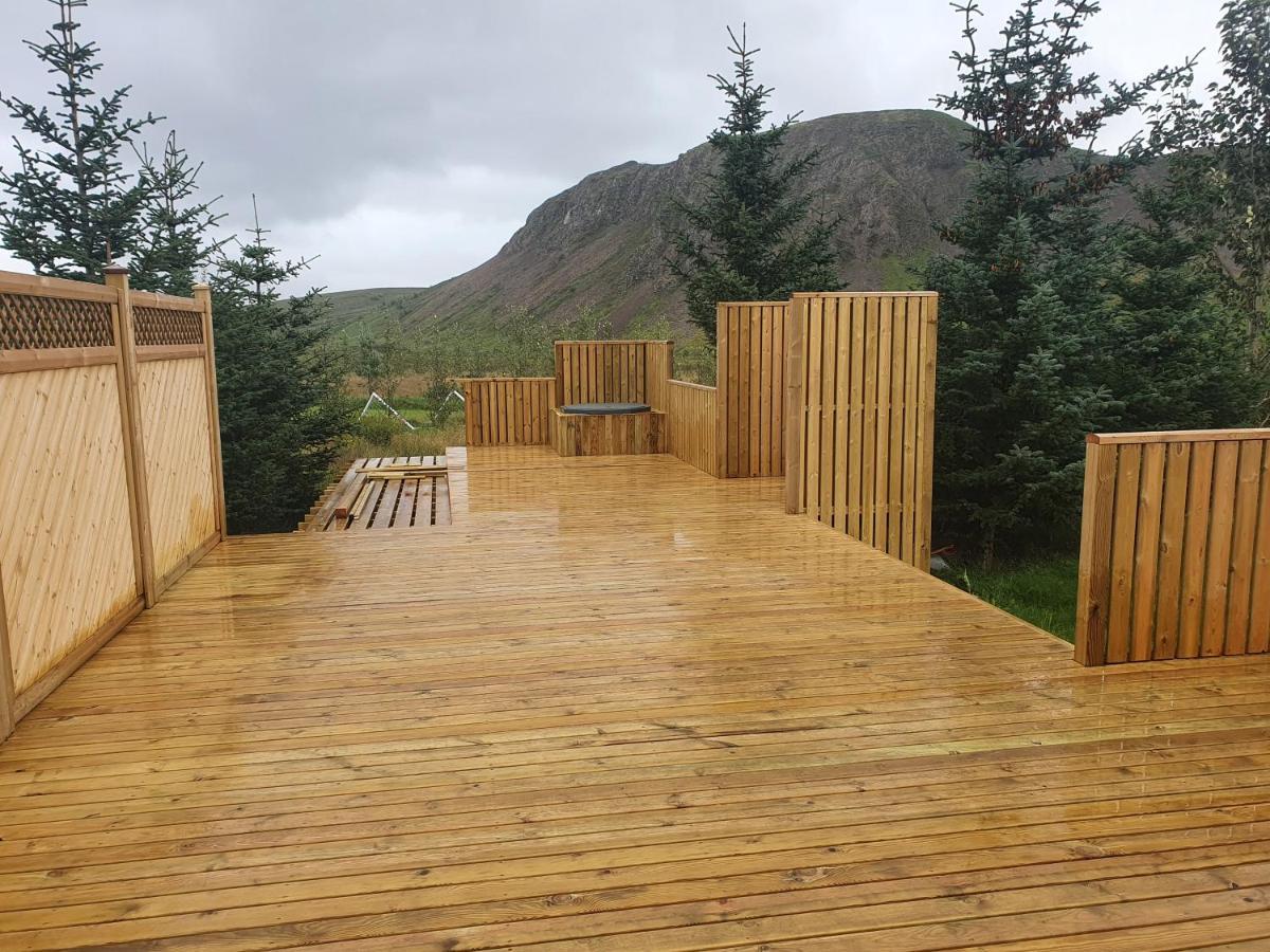 Golden Circle Cabin, Hot Tub Villa Geysir Buitenkant foto