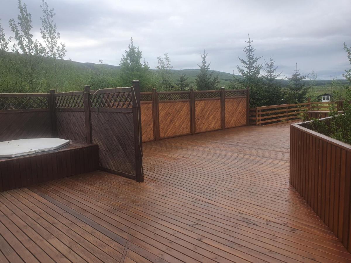 Golden Circle Cabin, Hot Tub Villa Geysir Buitenkant foto